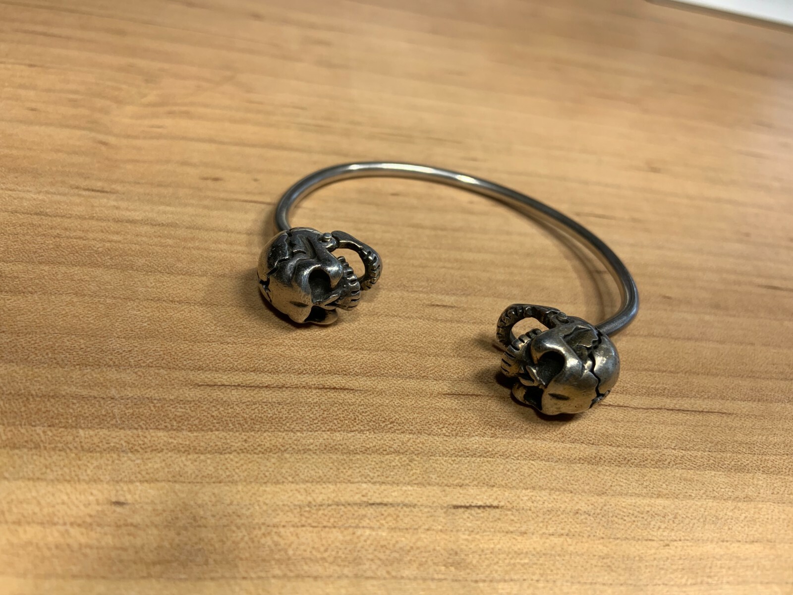 Double Skull Headed Bangle - image 5