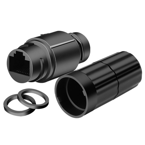 3x Outdoor Waterproof Network Cable Crystal Head Connector Extender Coupler RJ45 - Photo 4/16