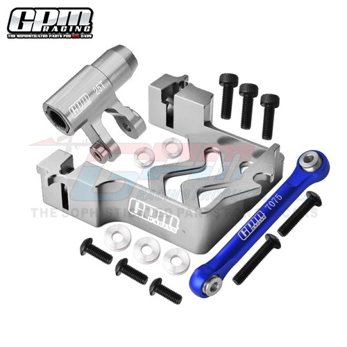 GPM Alloy Servo Mount + 25T Servo Arm + Tie Rod for TRAXXAS 1/5 X-MAXX 6S/8S RC - Picture 5 of 12