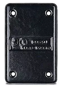 Thomas & Betts DS100G-TB, Cast Device Box Cover, Sgl Gang Fs/Fd,Alum,Blank, 1 PC