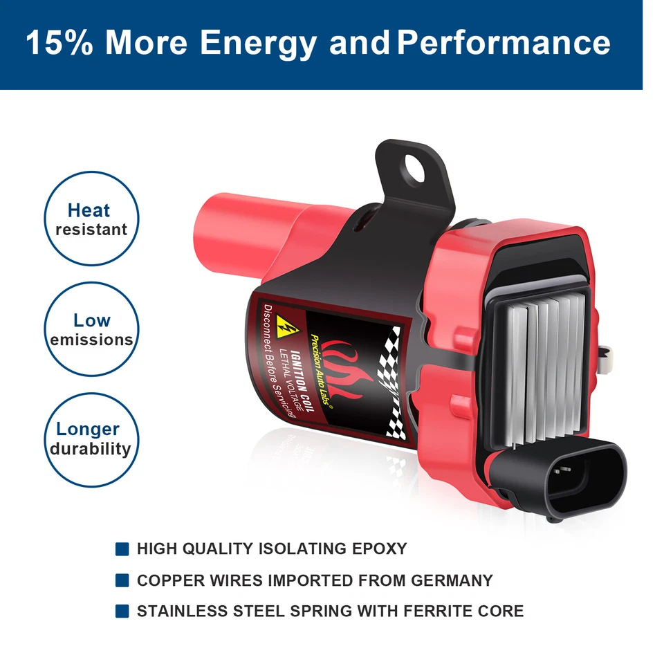 8 piezas bobinas de encendido D585 + bujías + cables para Chevy Silverado 1500 2500 GMC Foto 4 de 4