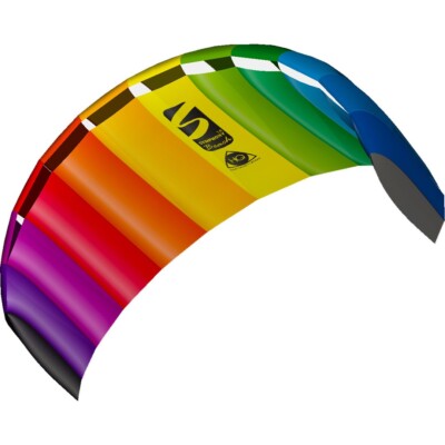 HQ Power Kite Symphony Beach III 1,8M Rainbow Ready to Fly Outdoor Paket - NEU