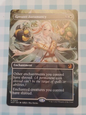 Mtg Greater Auramancy M/NM Borderless Anime 0064 | eBay