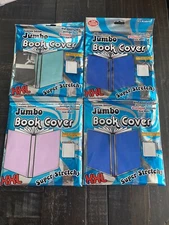 It's Academic School Jumbo Book Cover (4) Premium Edition Stretchy XXL 10" x 15"