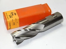 1 pcs DoALL BRITE LINE 1" x 1" Shank HSS 4 Flutes End Mill Endmill KOREA