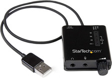 USB Sound Card W/ SPDIF Digital Audio Stereo Mic External Sound Card for Lap