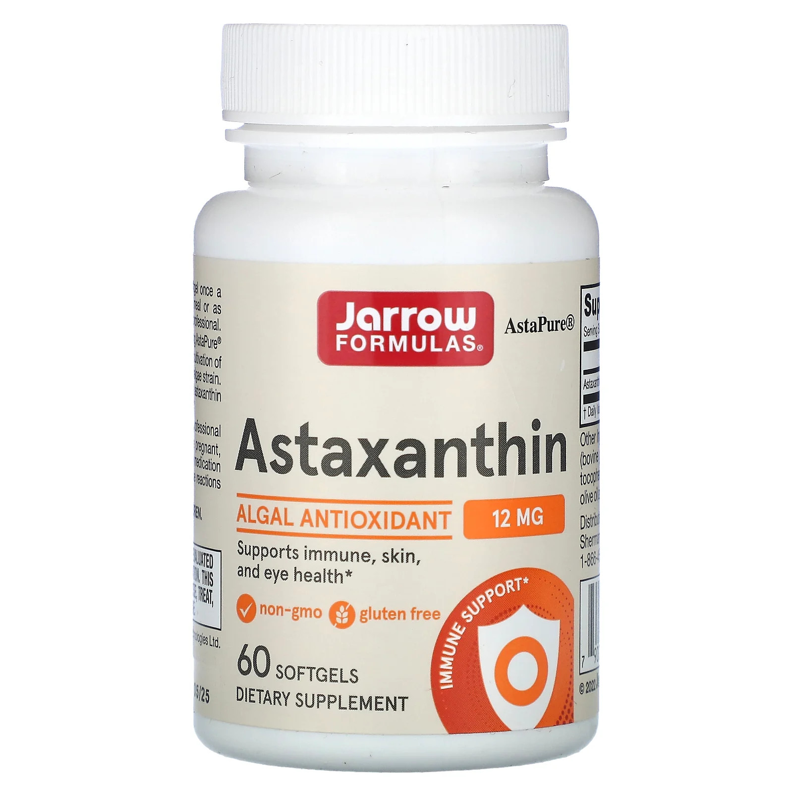 Astaxanthin, 12 mg, 60 Softgels