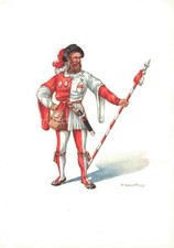 BOSCOVITS Fritz (1871-1965) Kuenstlerkarte Schweiz Schweiz Standeslaeufer von So