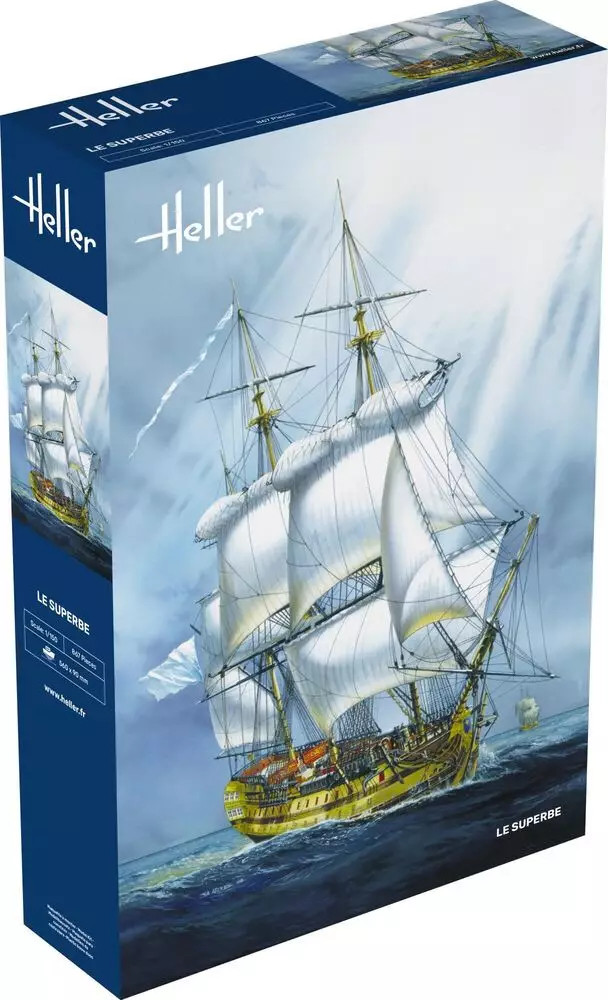 Maquette Heller 80895 Le Superbe vaisseau en bois a echelle 1 150 pour passionne de modelisme