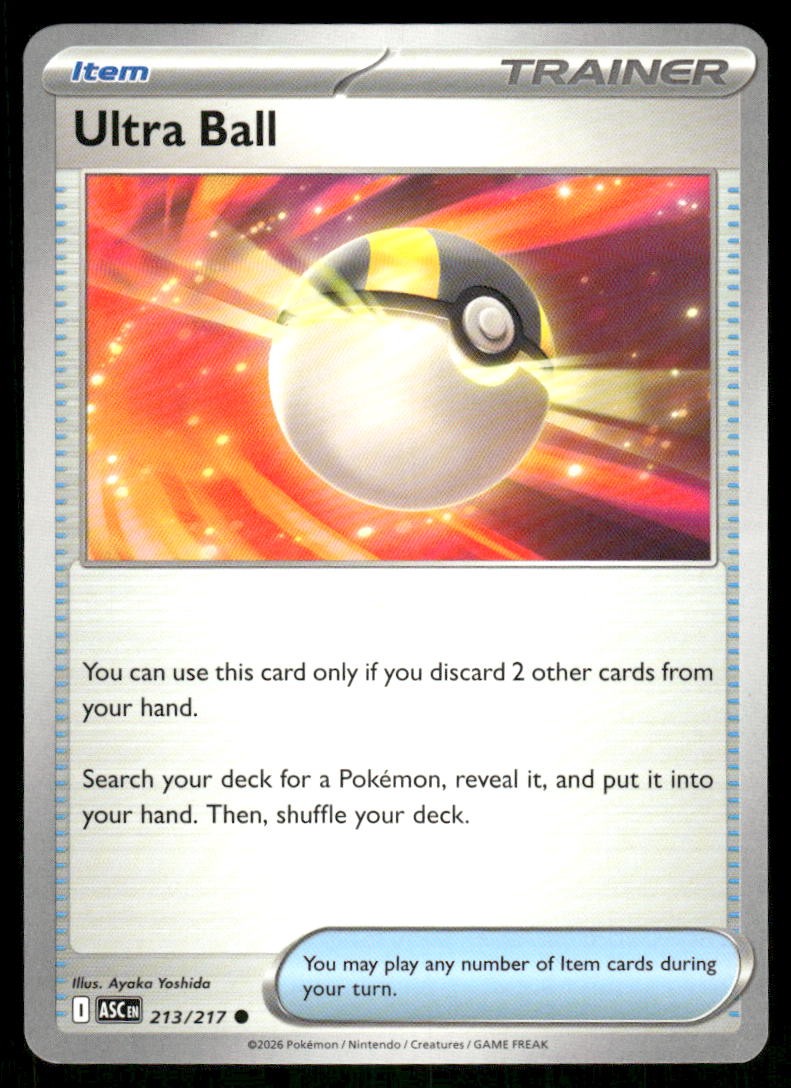 Ultra Ball 213/217 - Ascended Heroes - Common NM