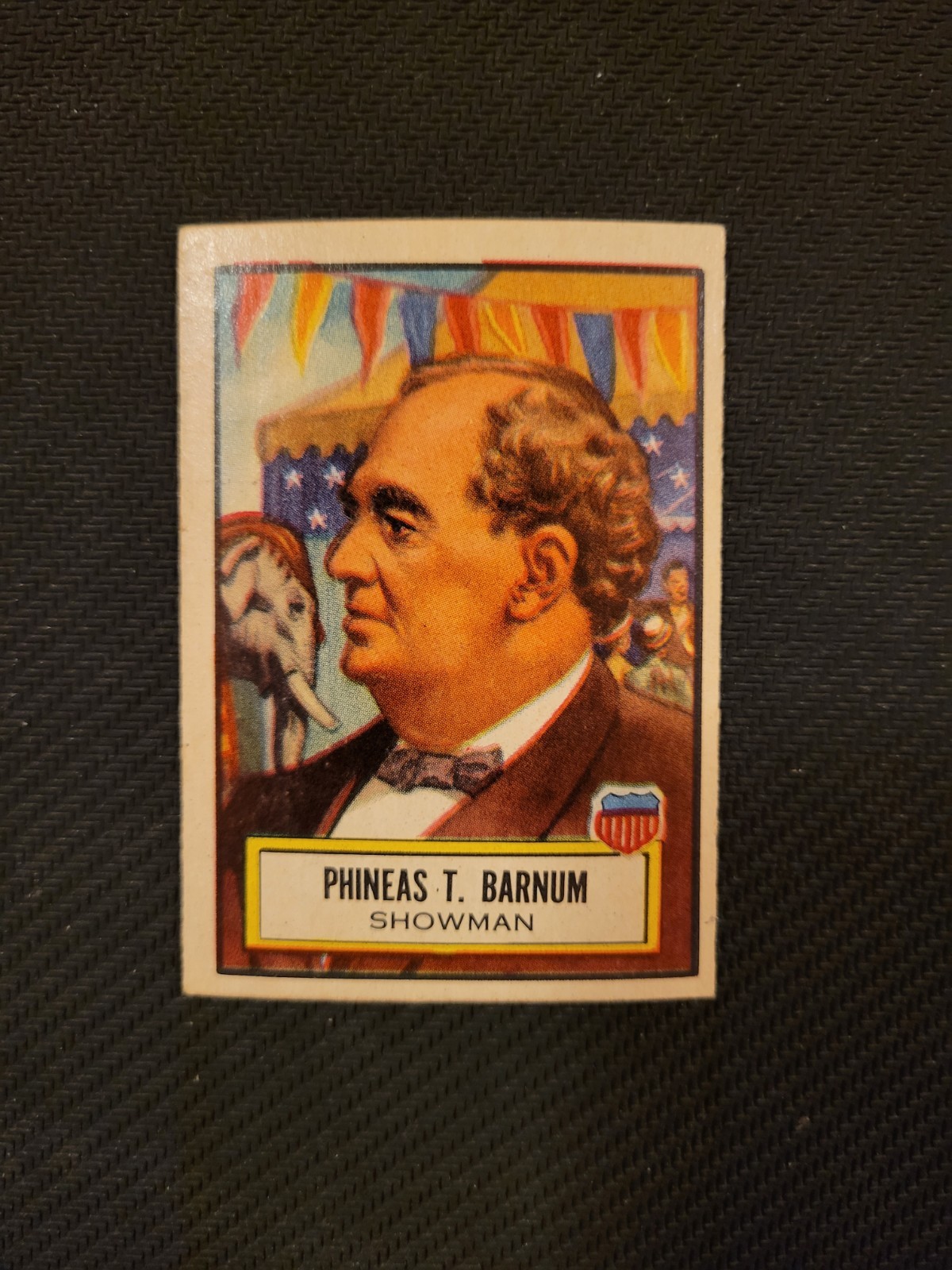 1952 Topps Look 'N See #24 Phineas T. Barnum Sharp Corners Very Clean EX