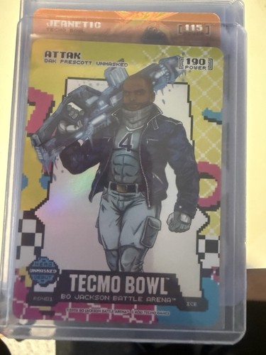 Bo Jackson Battle Arena Tecmo Bowl Attak Dak Prescott 80s Rad Power 190