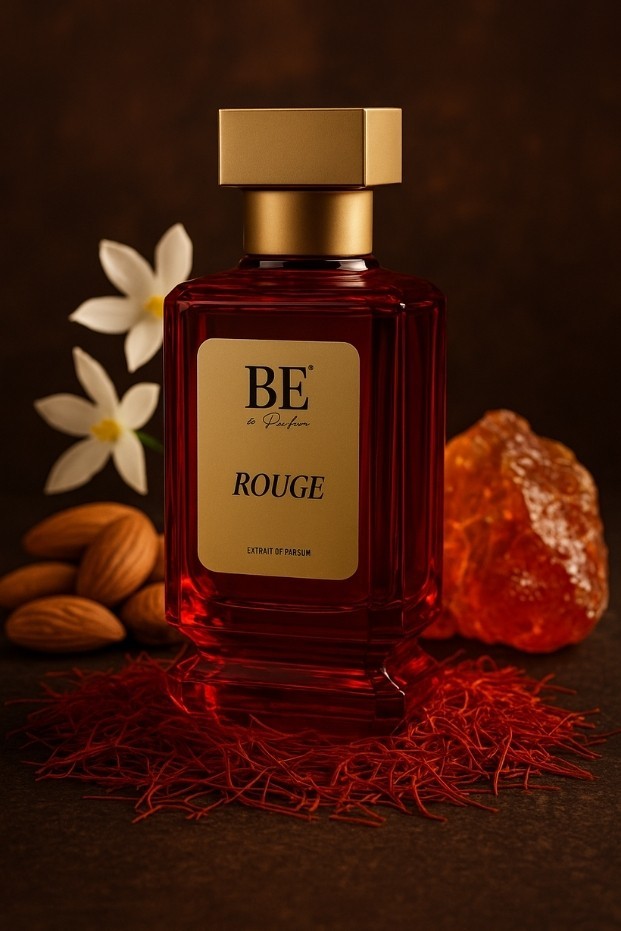 Rouge Extrait de Parfum 100ml Unisex | Luxury Oriental Amber Saffron Perfume |