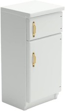 Miniature Wooden Dollhouse Refrigerator 1/12