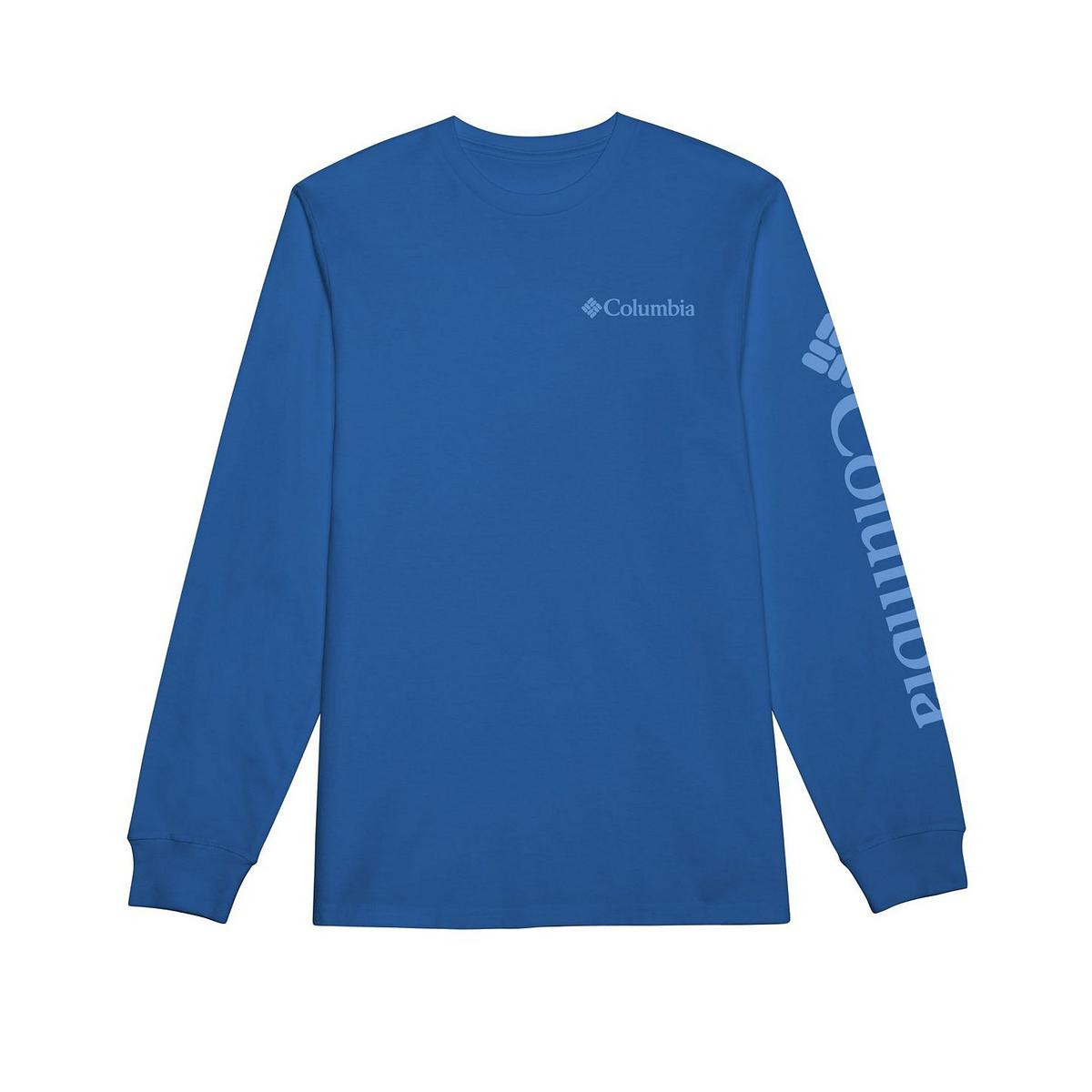 Мужская футболка Columbia Sportswear Fundamentals из синего хлопка с логотипом S BHFO 9278