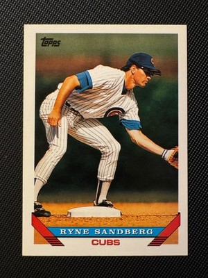 1993 Topps #3 Ryne Sandberg - Chicago Cubs