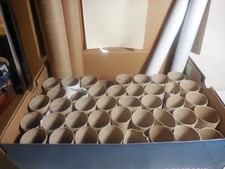 41 short, 7 long Empty Toilet Paper Tissue Rolls Tubes For Art, Crafts, School