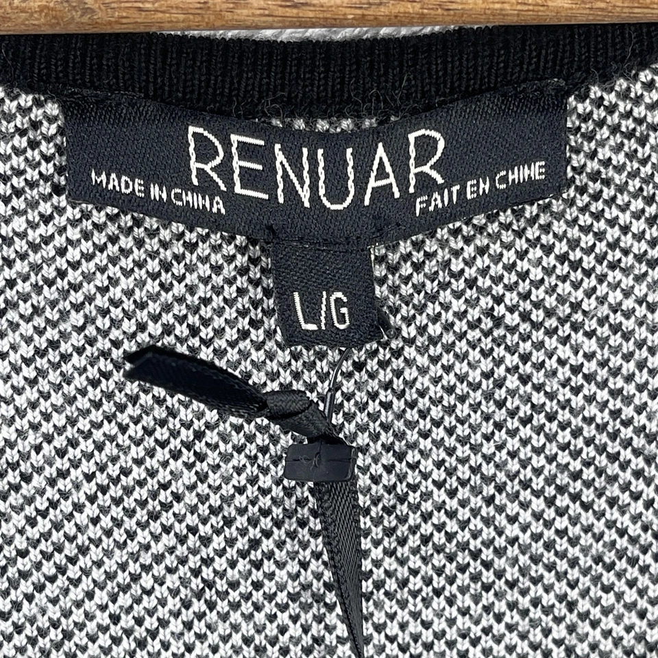 Vestido Suéter Tejido Renuar Academia Mujeres Artístico Preppy Fiesta Cuello Redondo Talla L Foto 4 de 4