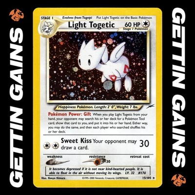 Light Togetic - 15/105 - Holo Rare - Neo Destiny - Pokemon Card - NM/M