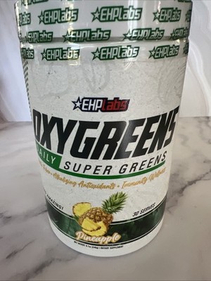 EHP Labs OxyGreens Daily Super Greens Supplement Powder - Pineapple Flavor