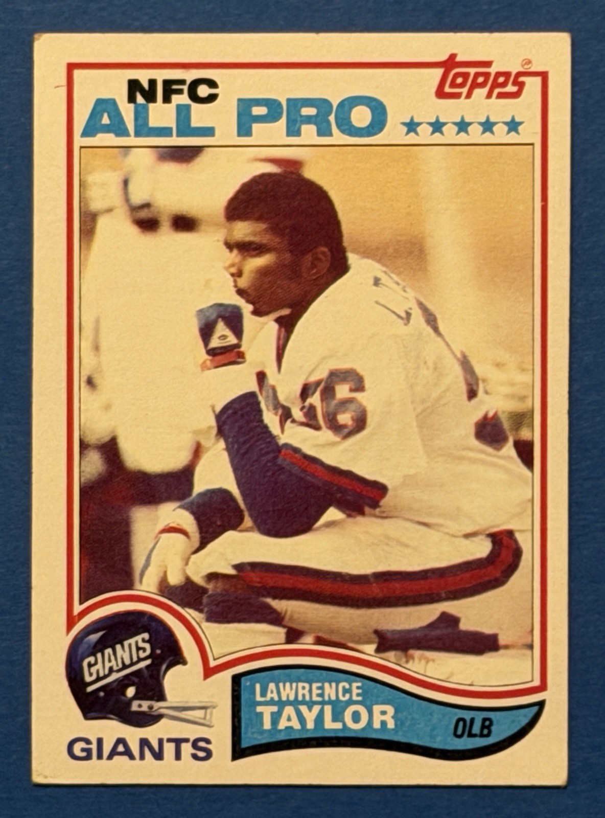 1982 Topps Lawrence Taylor #434 Rookie Card New York Giants