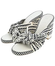 antolina Sandals WhitexBlack(Patterned) EU35(Approx. 21.5cm) 2200588576067