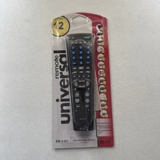 Remote Universal RM-V301 Universal 12- Control TV VCR DVD Remote Control Vintage