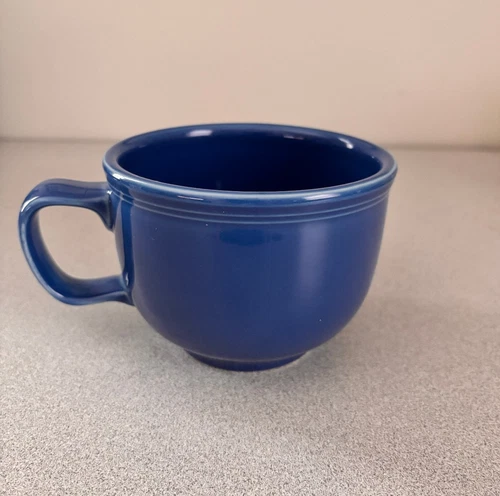 FIESTAWARE FIESTA HLC Ceramic Jumbo Mug Chili/soup Bowl 18 Oz Lapis