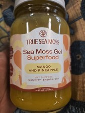 True Sea Moss Gel Superfood for Mango and Pineapple, 473ml