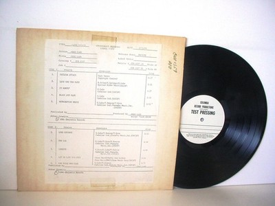 GREG LAKE WHITE LABEL TEST PRESSING 1981 CHRYSALIS CHR 1357 Gary Moore PROMO ELP