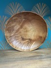 Handcrafted Wooden Bowl Artist Signed By Artisan