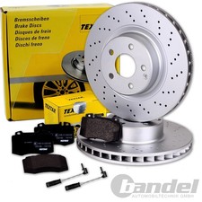 TEXTAR BREMSSCHEIBEN 330mm + BEL&Auml;GE VORNE f&uuml;r MERCEDES S-KLASSE W220 C215 Coupe