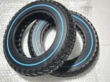 LOT 2 Non-Pneumatic Size 10 X 2 Tires Black For Scooter