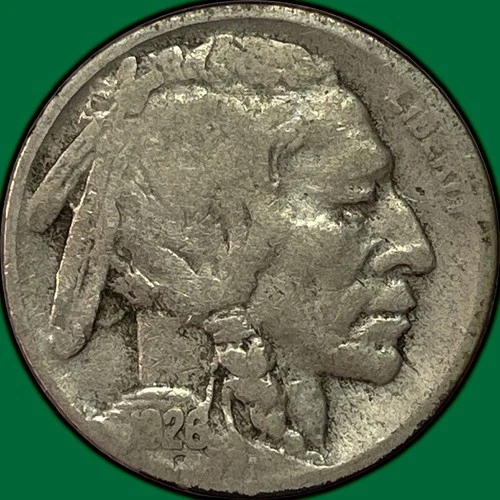 1926-D Buffalo Nickel Choice Good G+ Coin #37171