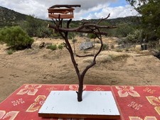 57  Manzanita Bird Perch With Swing Designed For Large Birds  parrots macaw