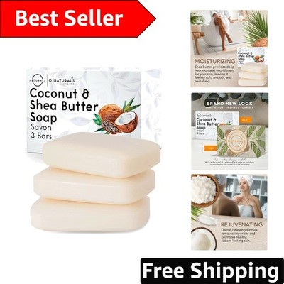 Cold Process  Soap Bars - 3-Pack Coconut & Shea Butter - Eco-Friendly Gifts