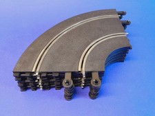 SCALEXTRIC CLASSIC TRACK PT56 HAARNADELKURVEN X6 GEBRAUCHT.