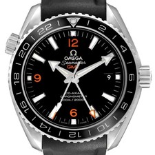 Omega Seamaster Planet Ocean GMT 600M Mens Watch 232.30.44.22.01.002 Box Cards