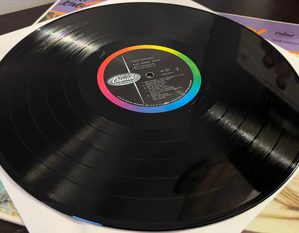 NAT KING COLE - Cole Espanol (1962) - 12" Vinyl Record LP - VG+ — 第 3/3 张图片