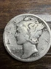 1928 Mercury Dime - Actual Silver Coin  Shown Same Day Shipping