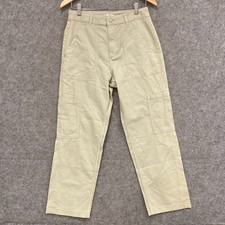 Target Girls Jeans Size 16 Years Green Straight Cotton Denim Pockets 52301