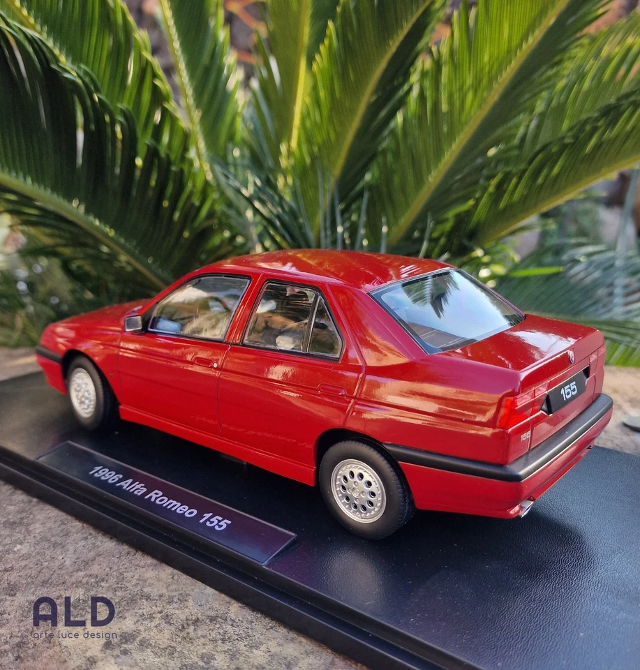 modellino auto scala 1/18 alfa romeo 155 del 1996 modellini diecast triple9 - Immagine 4 di 4