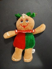 Dan Dee Christmas Gingerbread Girl Plush Stuffed Doll Collectors Choice