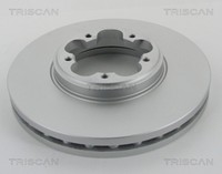 2X Bremsscheibe Coated Triscan 8120 16172C FüR Ford Transit Custom V362 FY FZ F3
