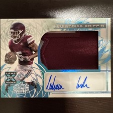 2024 Leaf Trinity Patch Autographs Lideatrick Griffin  /49 #PA-LG1