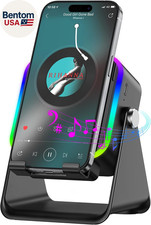 Wireless Induction Speaker 5-In-1 Bluetooth Speaker with Phone Stand,Stereo Soun