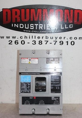SIEMENS SENTRON CIRCUIT BREAKER LD63F600 500 AMP 600 VAC 3-POLE