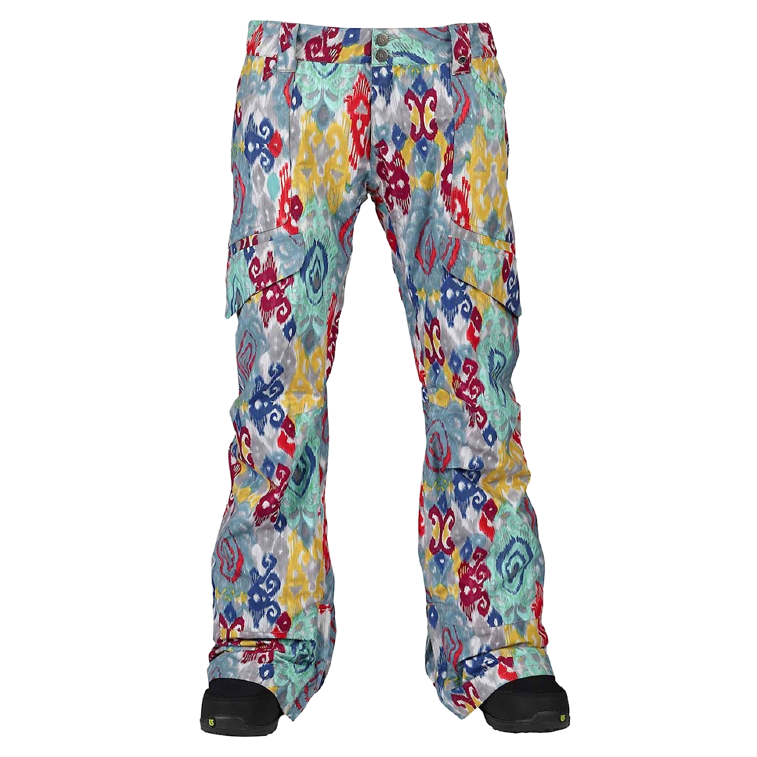 Burton Lucky Snowboard Ski Pants Women's Size L Painted DryRide Limited ...