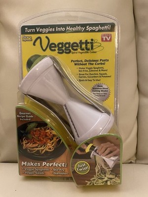 Veggetti Spiral Vegetable Cutter AS SEEN ON TV Low Carb Pasta Handheld Steel NEW