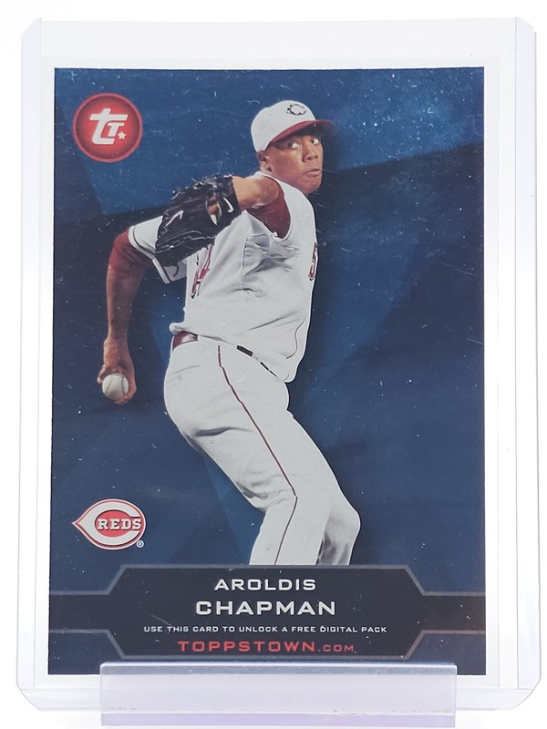 AROLDIS CHAPMAN 2011 TOPPS BASEBALL TICKET TO TOPPSTOWN #TT-17 REDS Q7183